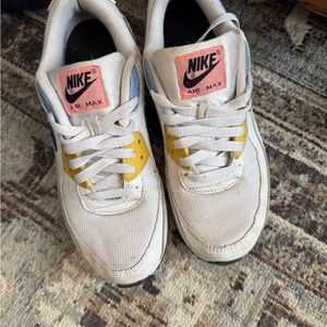 Nike Air Max Sneakers - White and Yellow